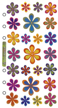 Sticko Stickers - Funky Flowers