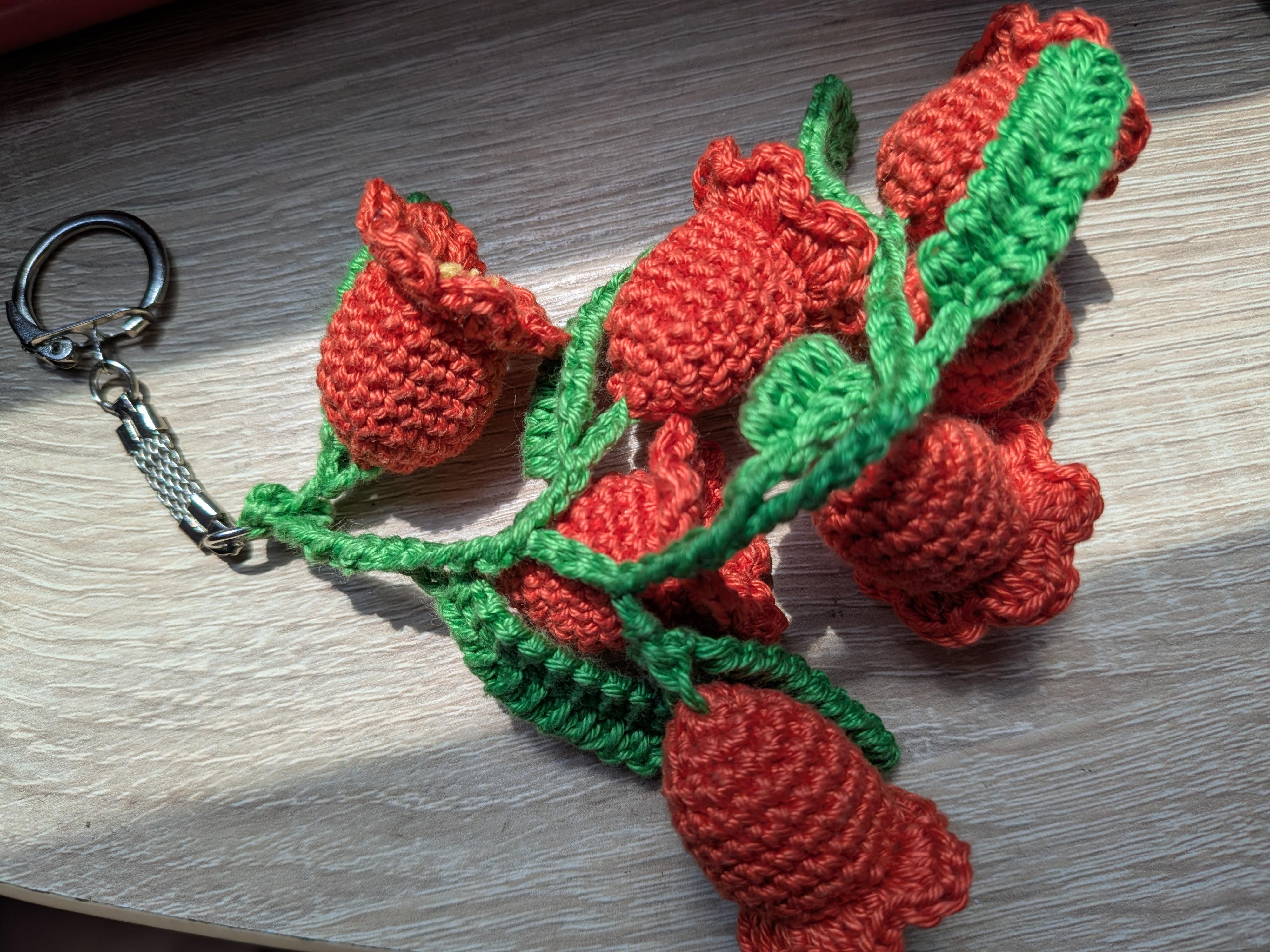 Flower Bag Charm English_US