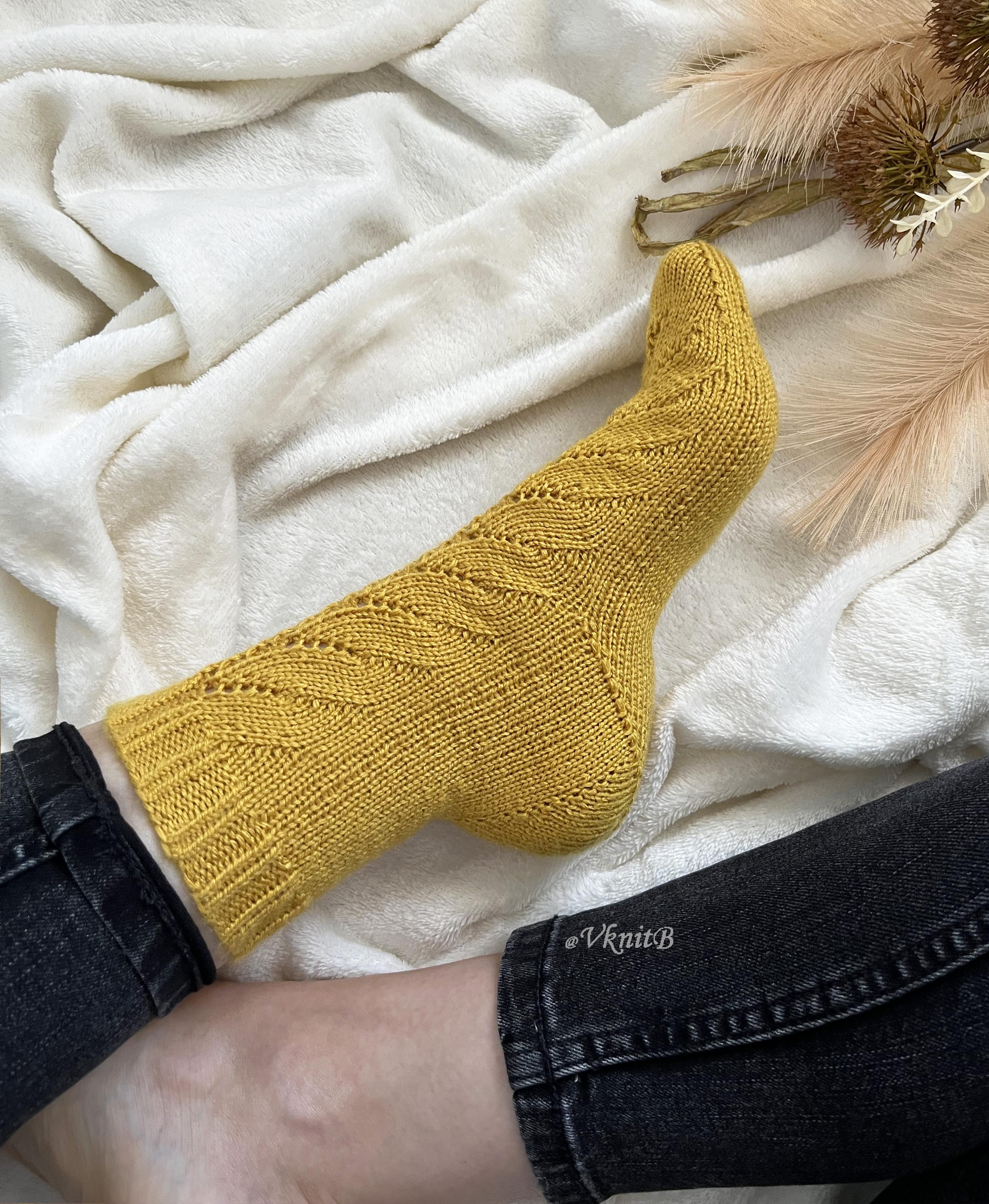 October Gold Socks