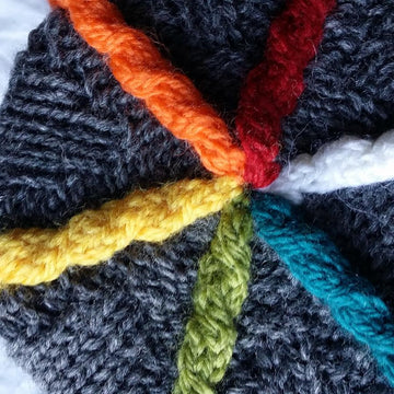 Rainbow Cable Cocoon and Hat
