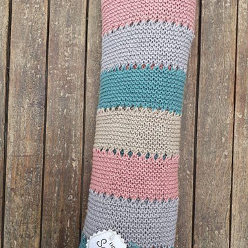 Reversible Garter Pram Blanket