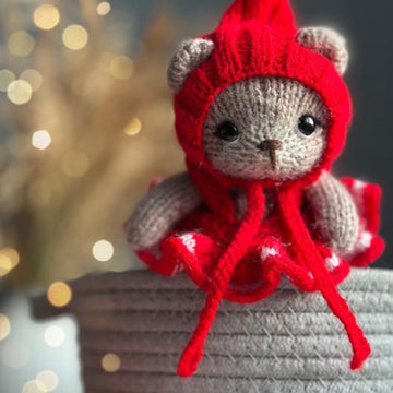 Knitting baby bear and Outfit for Baby Bear