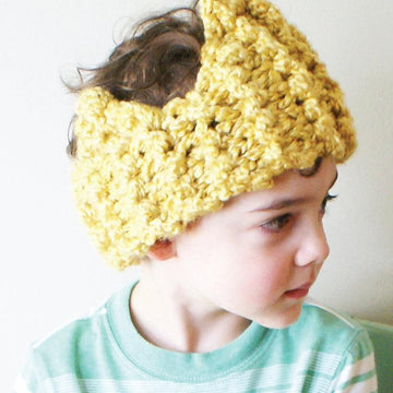 Chunky Crown Ear Warmer / Headband (hat015)