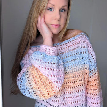 Crochet Summer Sunset Sweater Pattern