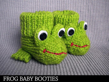 Frog Baby Booties