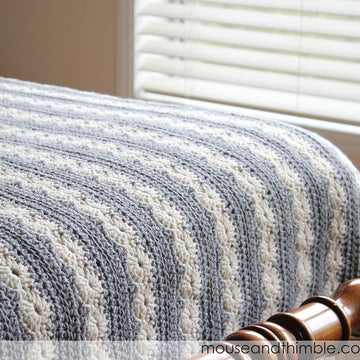 Oyster Bay Afghan Blanket US TERMS 3652