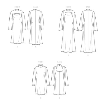 Simplicity Misses' and Women's Knit Dress in Three Lengths S9644 - Sewing Pattern