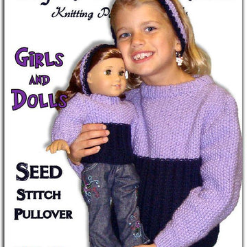 Matching Girl and Doll sweaters. American Girl Doll. AG