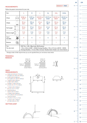 Scallop Sleeved Sweater in Sirdar No.1 - 10663 - Downloadable PDF