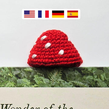 Mushroom House & Frog Bookmark
