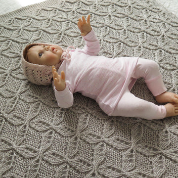 Mariele's Cable Lace Blanket