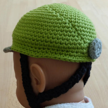 Doll's bicycle helmet