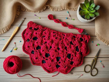 Crochet half Circle Bag Pdf + Video Tutorial