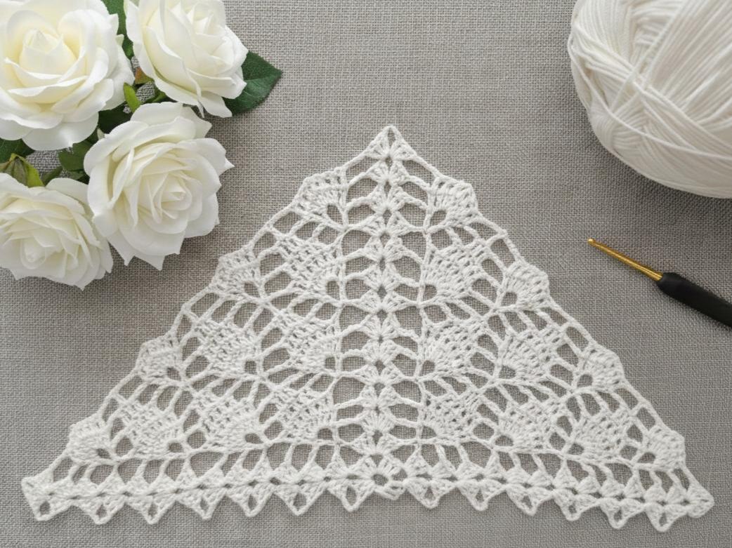 Crochet Bandana/Shawl Pattern/Chart #11