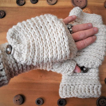 Tabby Star Mittens