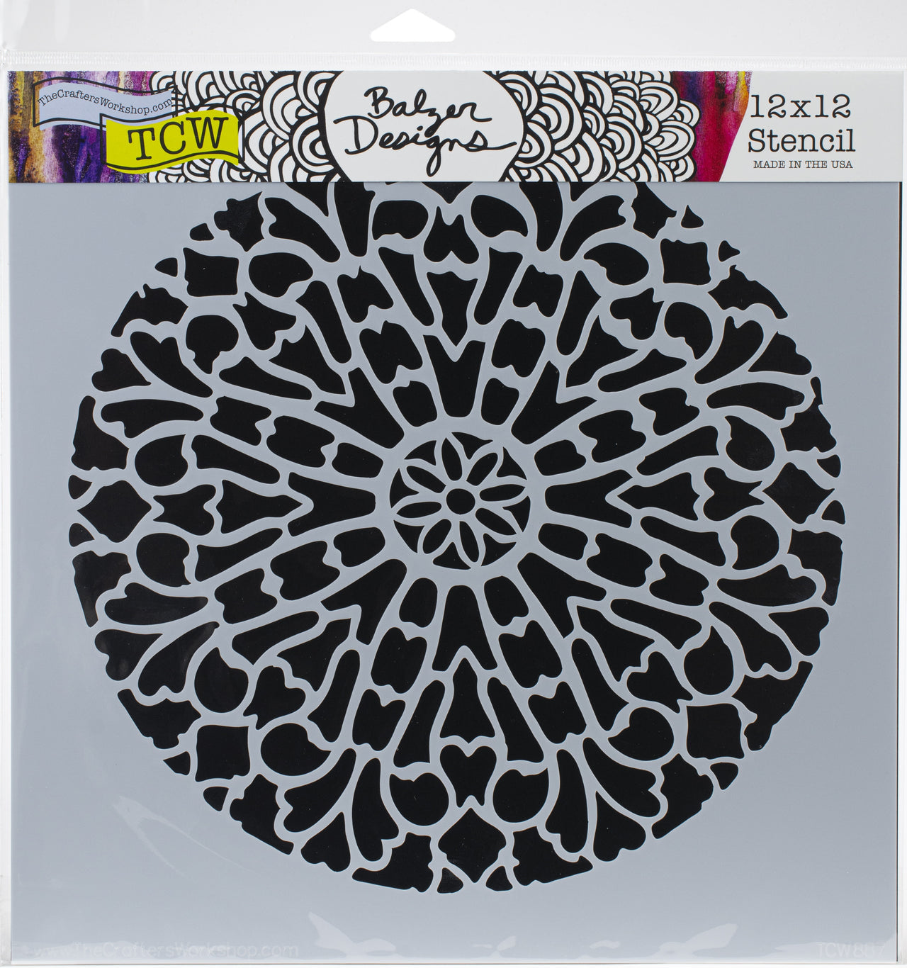 The Crafter's Workshop Crafter's Workshop Template 12"X12" - Old Circle Grate