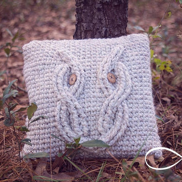 Infinity Crochet Owl Pillow