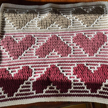 Heart Aflutter Blanket