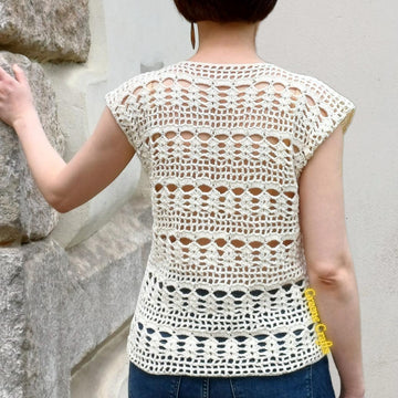 "Summer Breeze" Women's Lace Top, Sizes XS-3XL / "Sommerbrise" Damentop