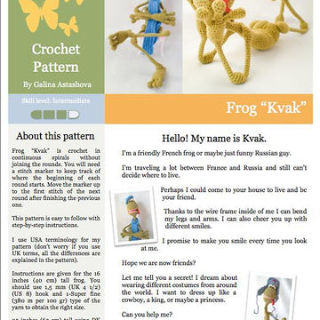 002 Frog Kvak Amigurumi Toy Ravelry