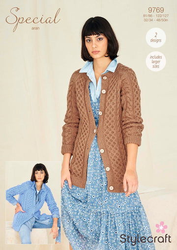 Cardigans in Stylecraft Special Aran - 9769 - Downloadable PDF