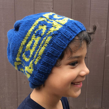 Knit Mix Tape Beanie