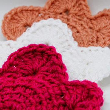 Tunisian Flower Applique