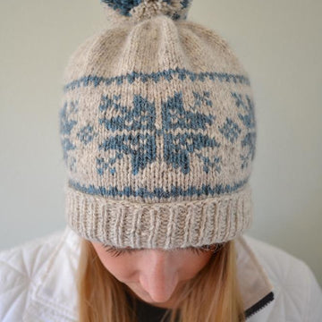 Split Back Snowflake Hat