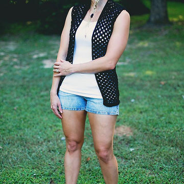 Flower Lace Vest