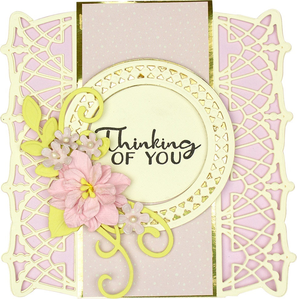 Spellbinders Shapeabilities Dies By Becca Feeken - Candlewick Classics Doily Border
