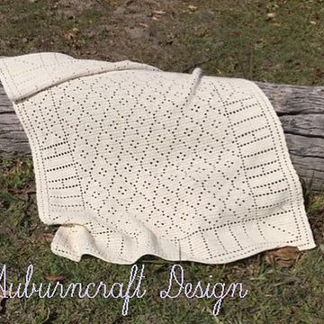 Mosaic Filet Lap Blanket