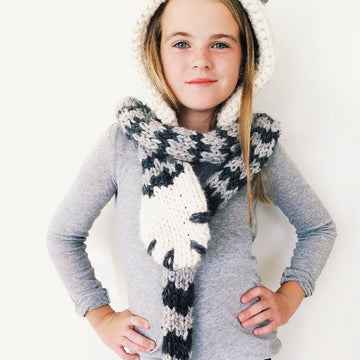 Tilly the Tabby Cat Hooded Scarf