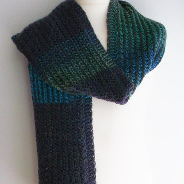 Easy Brioche Scarf