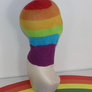 Rainbow 4Ply Balaclava Circular