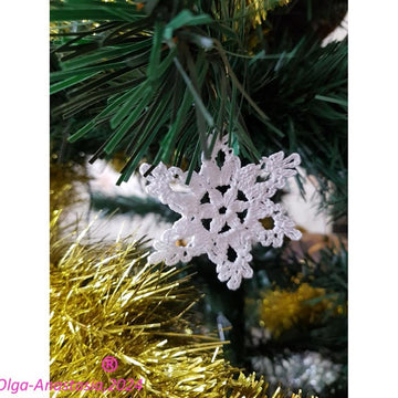 Crochet snowflake 89