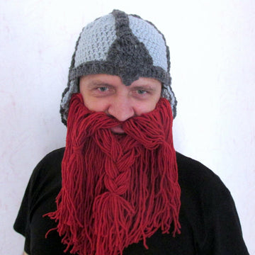 Viking hat with beard