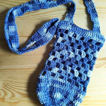 Crochet Water Bottle Holder Pattern Beginner Drink Bottle Sling PDF Easy Crochet Pouch Pattern Crossbody Bottle Bag DIY Crochet Pattern