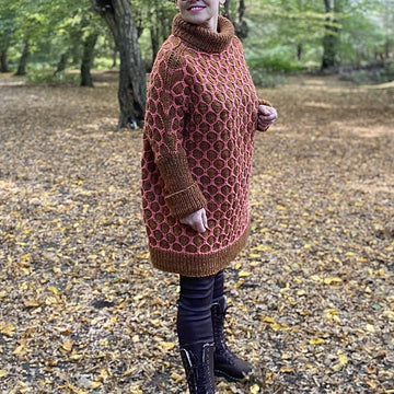 Oversized Honeycomb Tunic