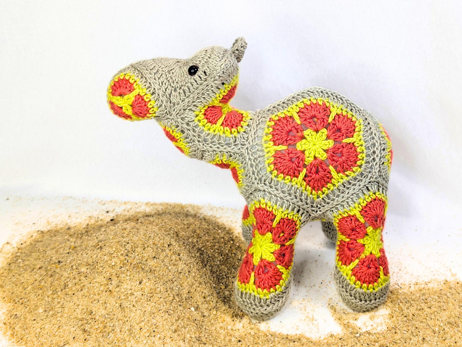 The Baby - Camel with African Flowers