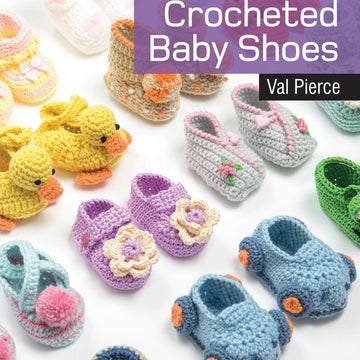 Twenty to Make: Crocheted Baby Shoes by Val Pierce