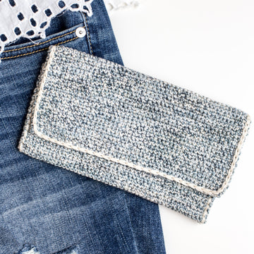 Seaside Crochet Clutch