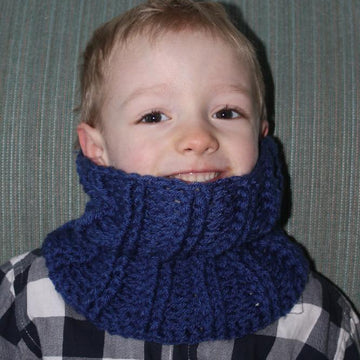 Ribbed cowl pattern