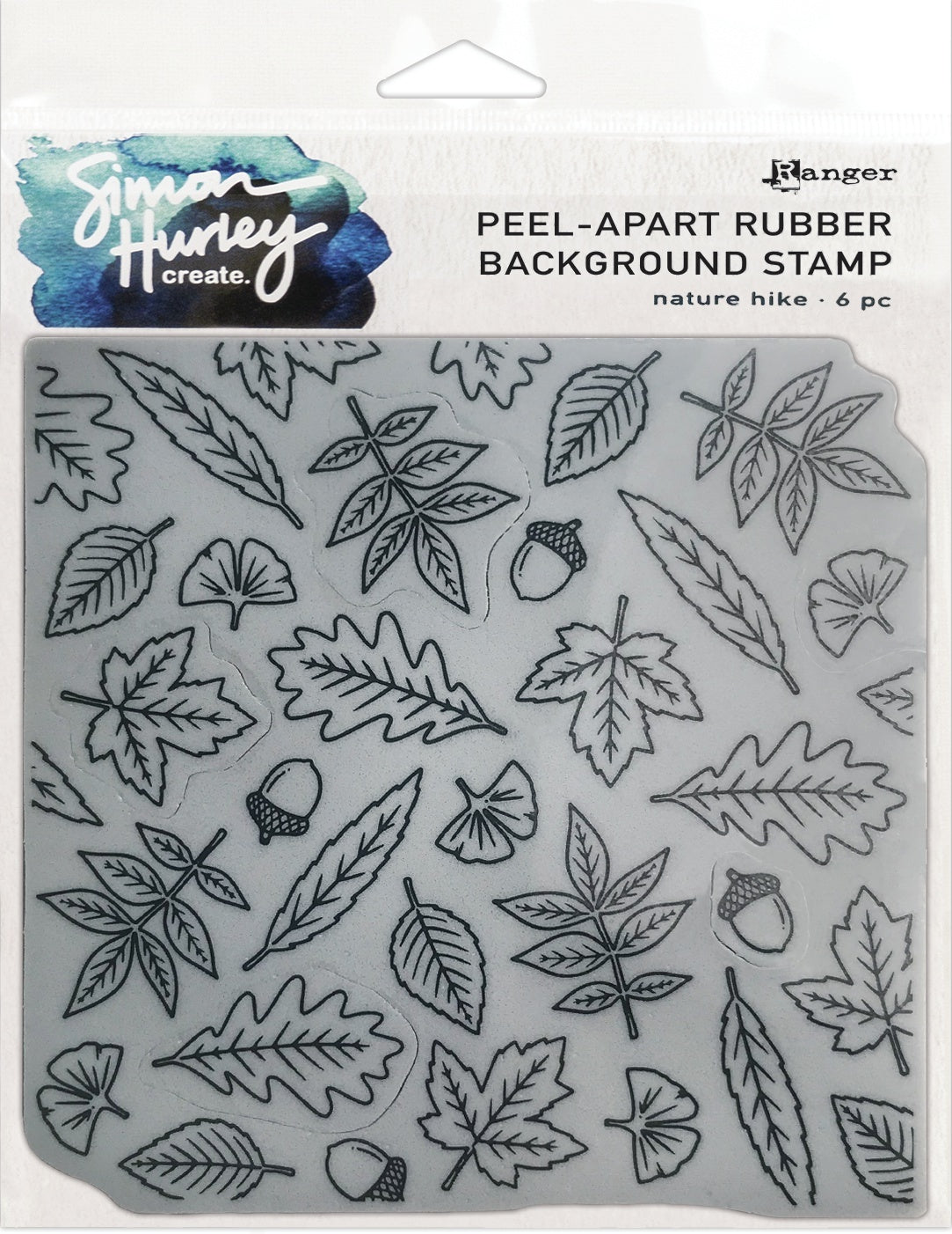 Ranger Simon Hurley create. Cling Stamps 6"X6" - Nature Hike
