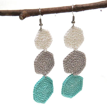 Hexagon earrings