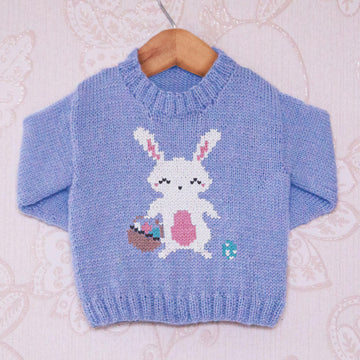 Intarsia - Easter Bunny Chart - Childrens Sweater