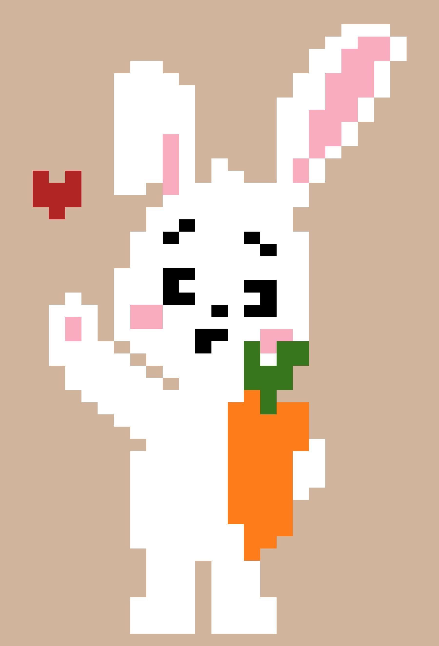 Free Bunny Finger Blanket Knitting Pattern