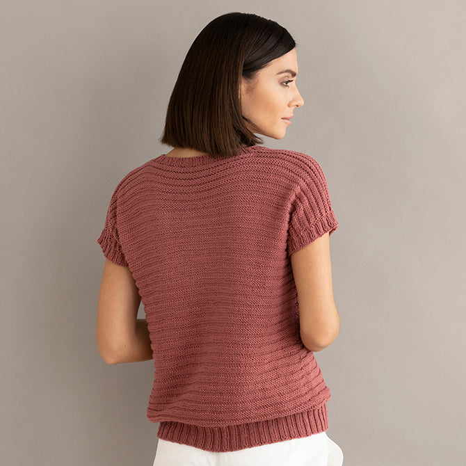 1293 Latana - Jumper Knitting Pattern for Women in Valley Yarns Toby