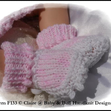 Leaves and Bobbles Dress Set 16-22” doll or preemie-3m+ baby