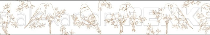 Alexandra Renke Washi Tape 40mmX10m - Birds, Wildness Of Nature