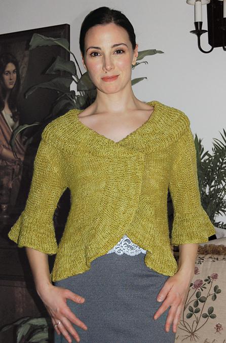 Saratoga Shrug to Knit